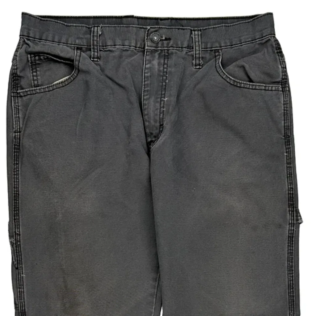 Dickies Carpenter Trousers - 32W 29L Grey Cotton - Image 8