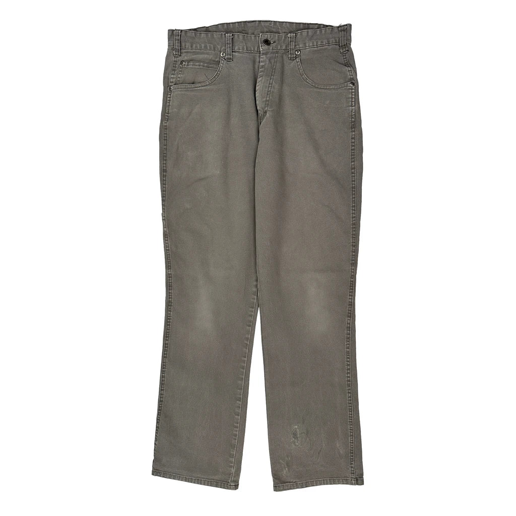 Dickies Carpenter Trousers - 32W 31L Grey Cotton - Image 2