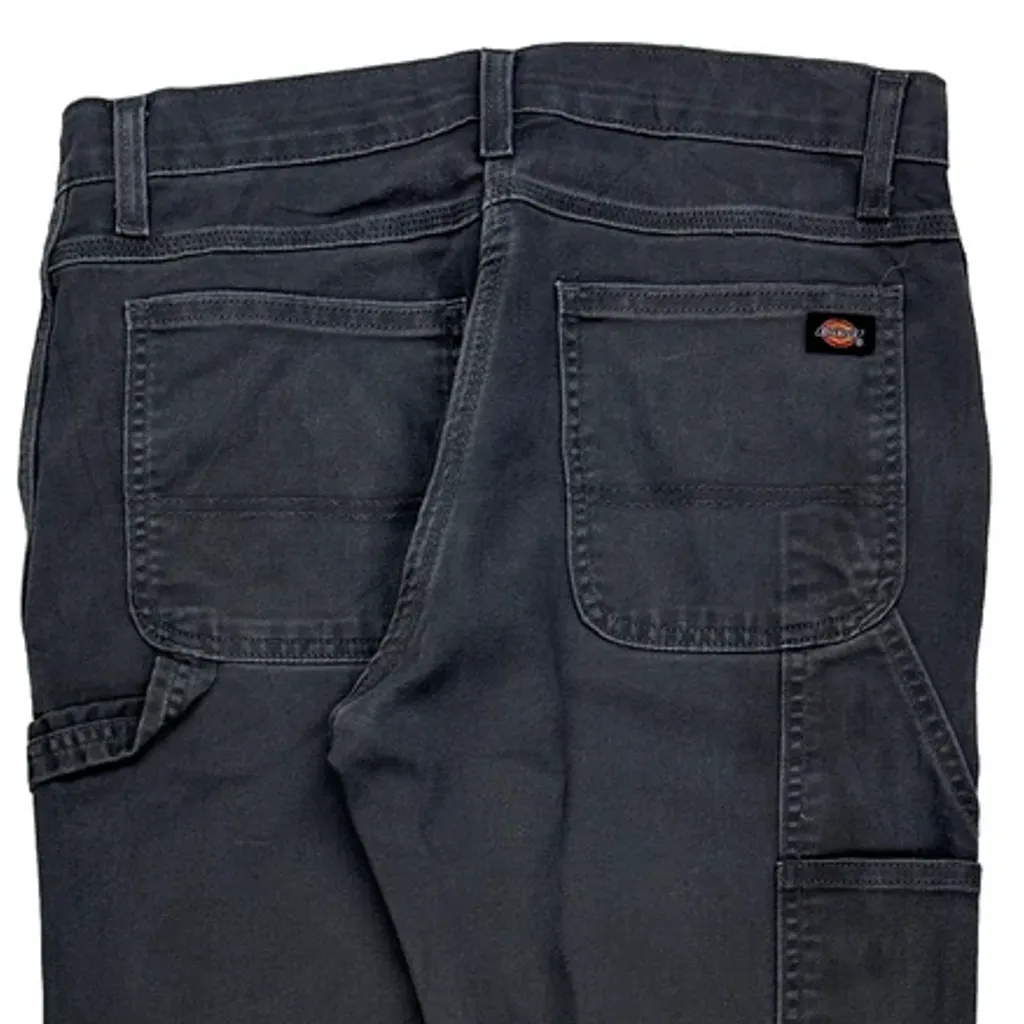 Dickies Carpenter Trousers - 32W 29L Grey Cotton - Image 7