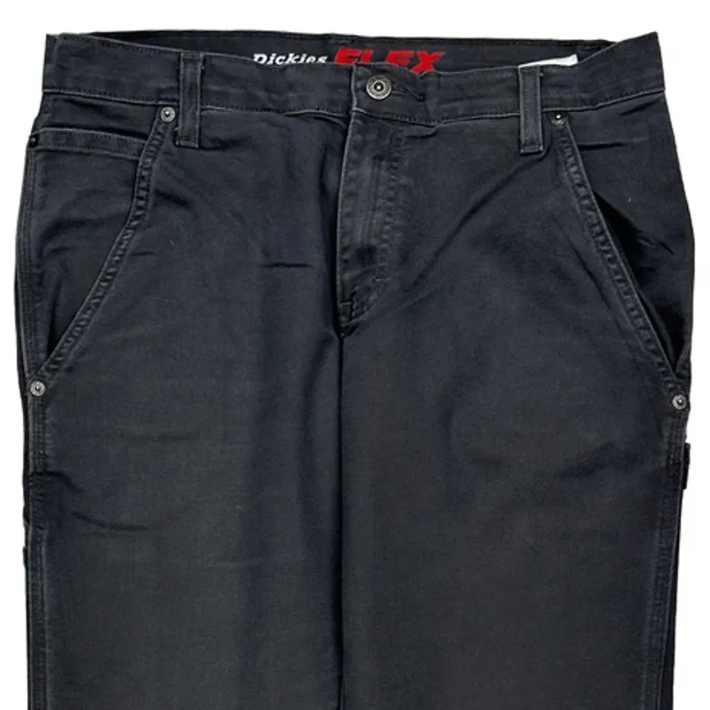 Dickies Carpenter Trousers - 32W 29L Grey Cotton - Image 9
