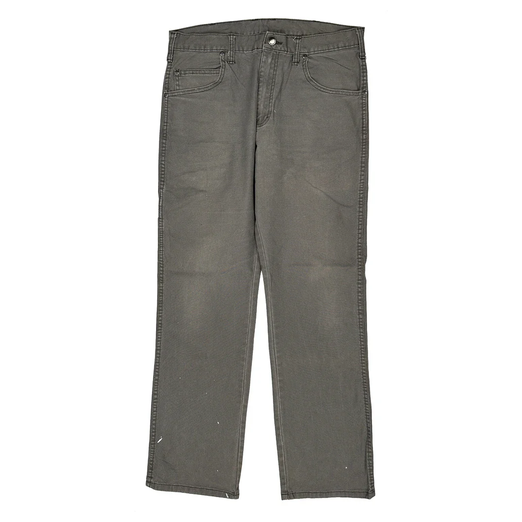 Dickies Carpenter Trousers - 33W 32L Grey Cotton - Image 2