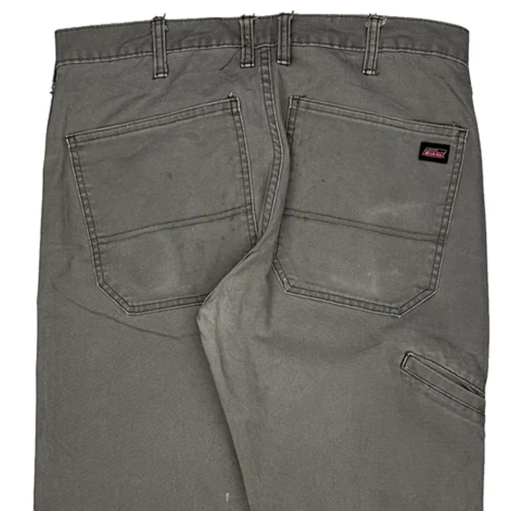 Dickies Carpenter Trousers - 33W 32L Grey Cotton - Image 7