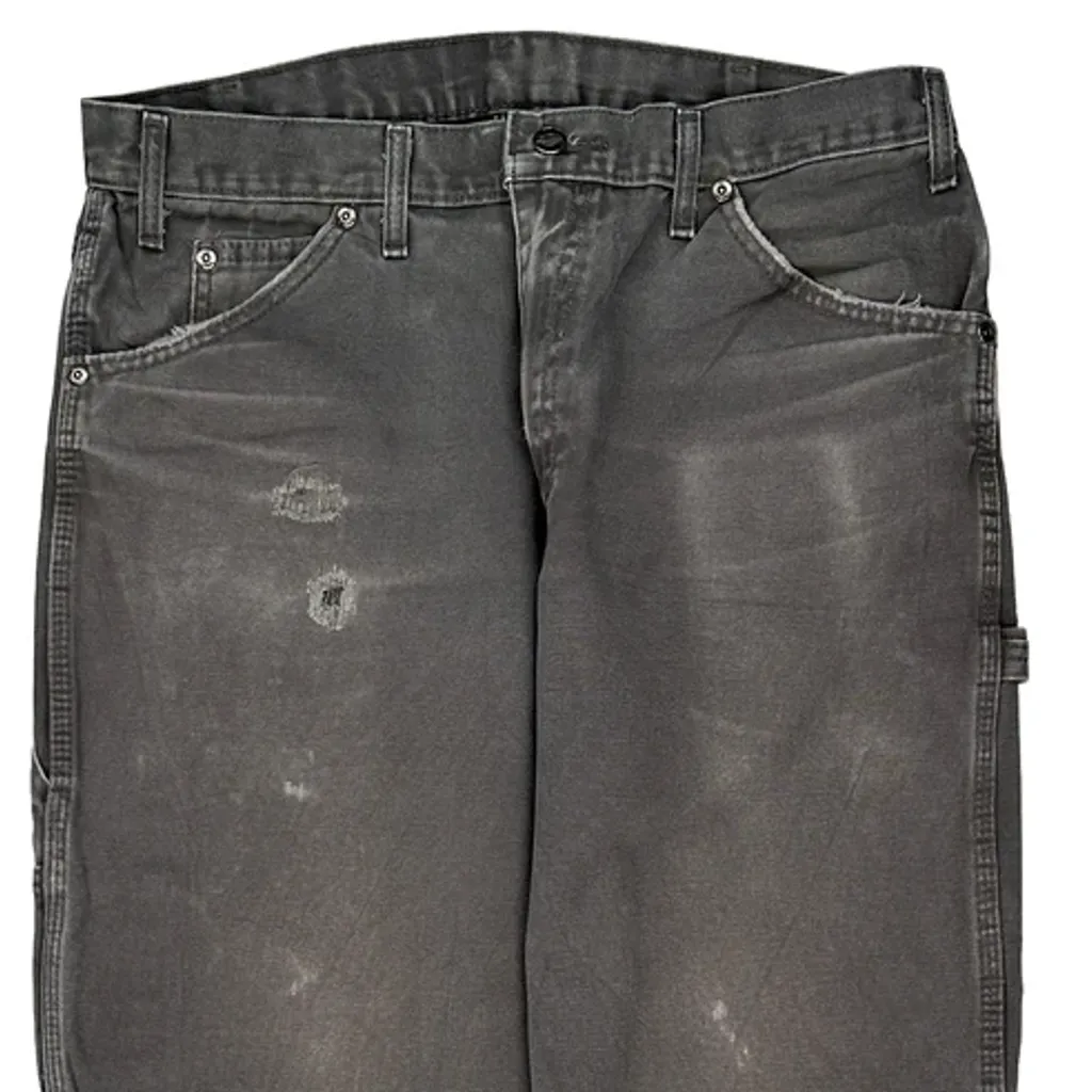 Dickies Carpenter Trousers - 33W 30L Grey Cotton - Image 11