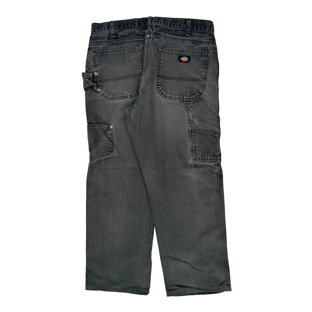 Dickies Carpenter Trousers - 33W 28L Grey Cotton