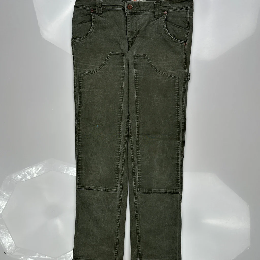 Dickies Carpenter Trousers - 33W 30L Grey Cotton - Image 3