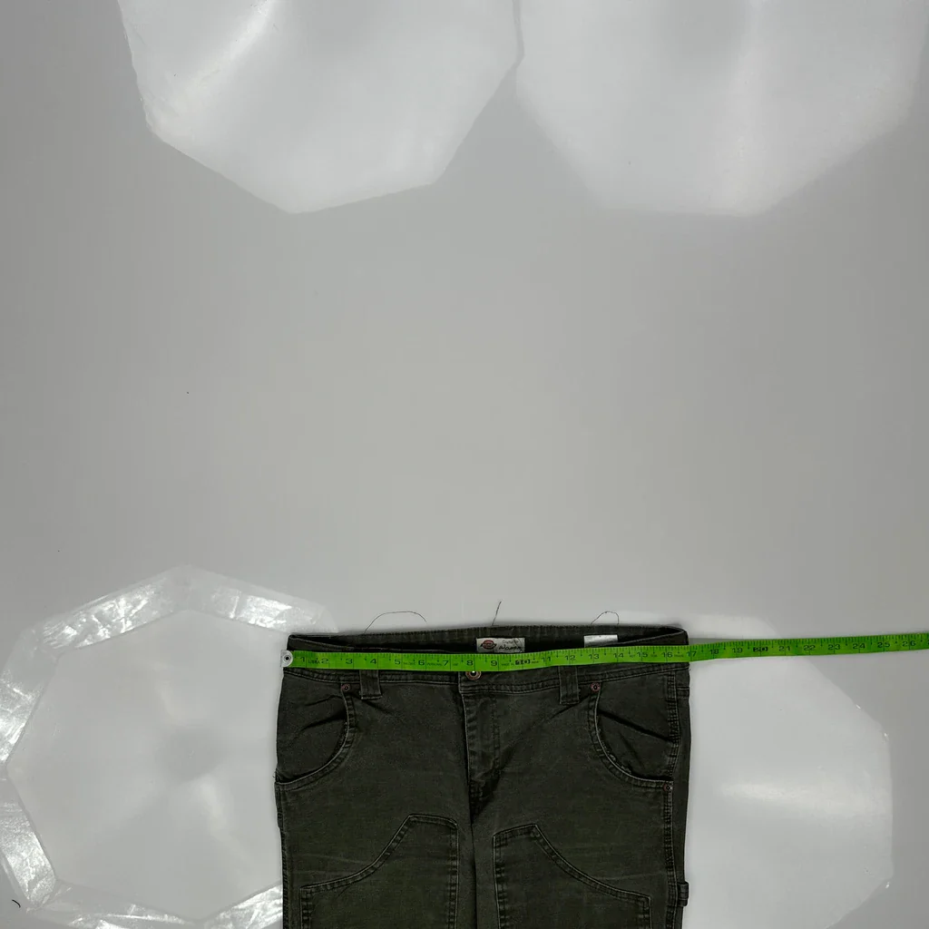 Dickies Carpenter Trousers - 33W 30L Grey Cotton - Image 4