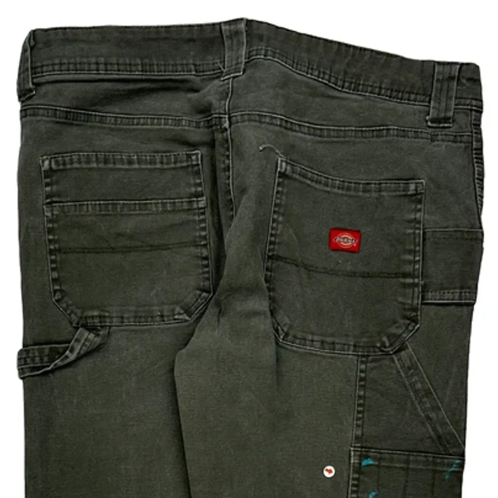 Dickies Carpenter Trousers - 33W 30L Grey Cotton - Image 9