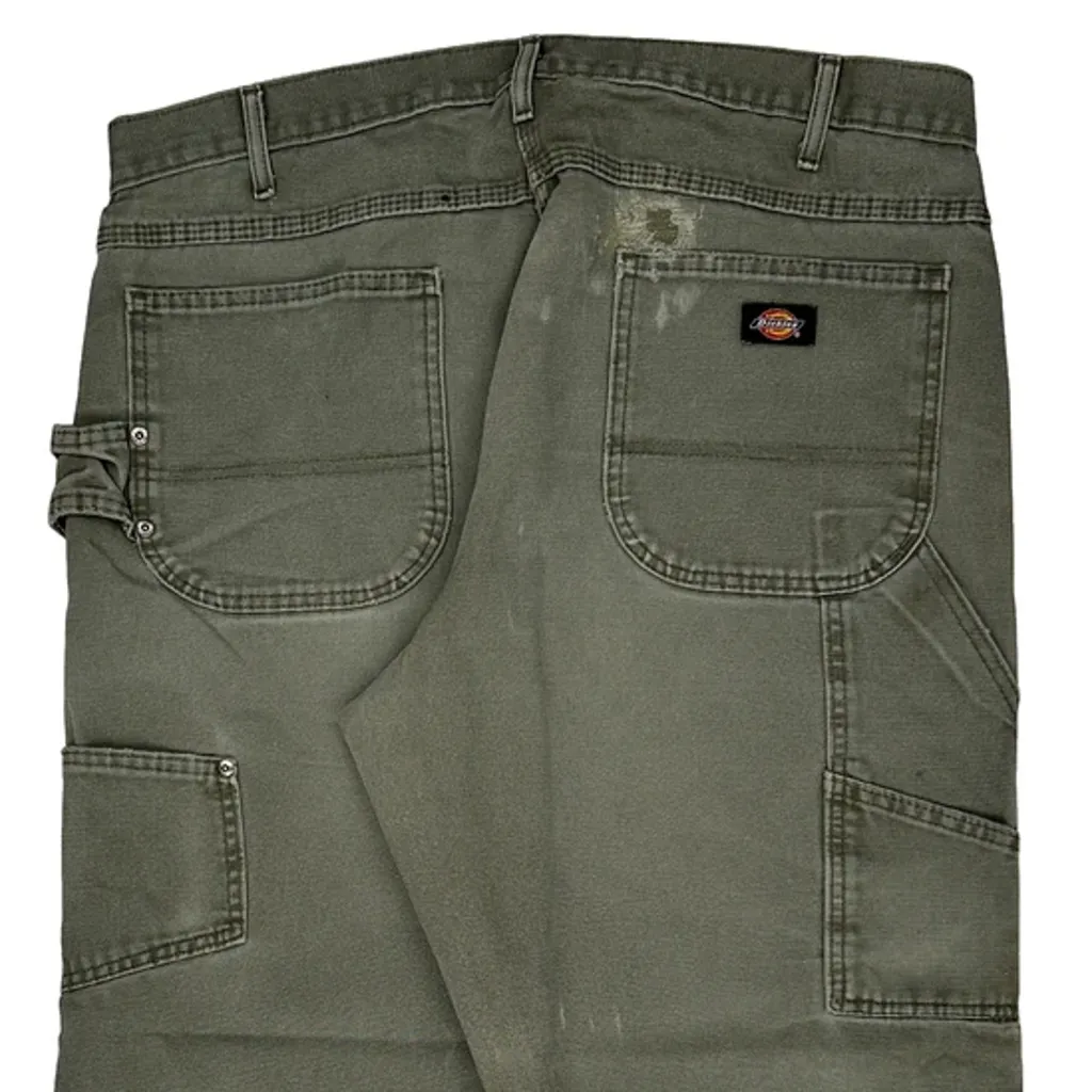 Dickies Carpenter Trousers - 34W 29L Grey Cotton - Image 8