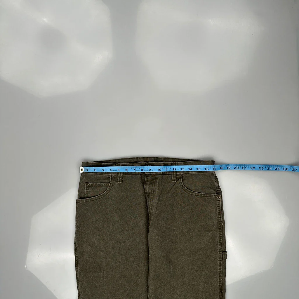 Dickies Carpenter Trousers - 34W 30L Grey Cotton - Image 3
