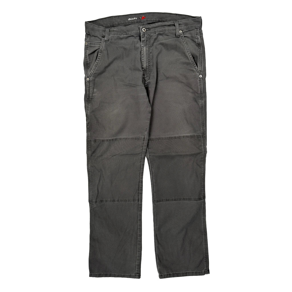 Dickies Carpenter Trousers - 36W 32L Grey Cotton - Image 2