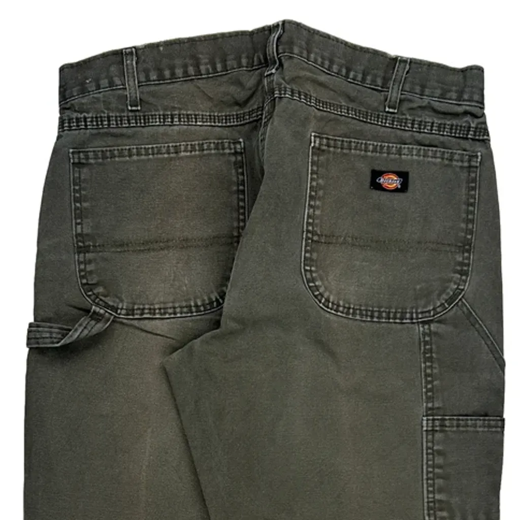 Dickies Carpenter Trousers - 36W 29L Grey Cotton - Image 6