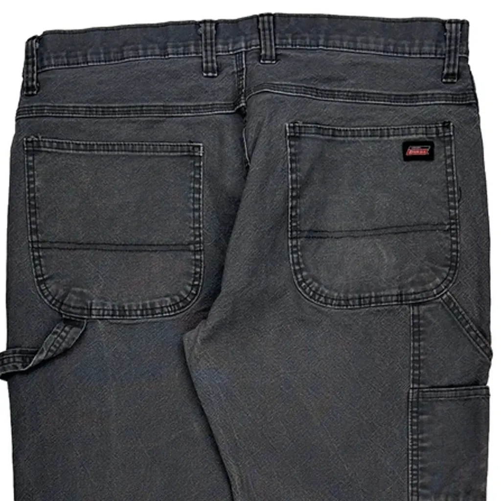 Dickies Carpenter Trousers - 36W 30L Grey Cotton - Image 8
