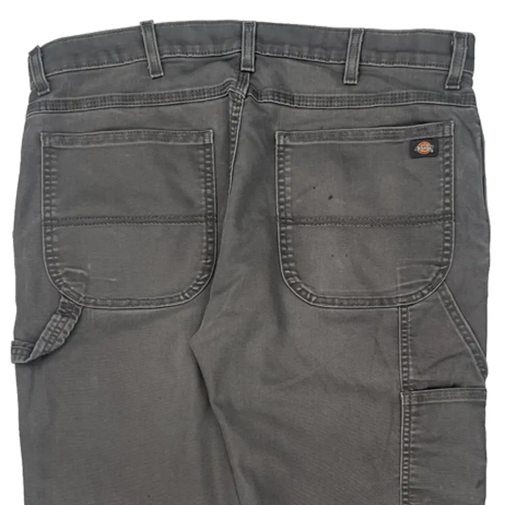 Dickies Carpenter Trousers - 37W 31L Grey Cotton - Image 7