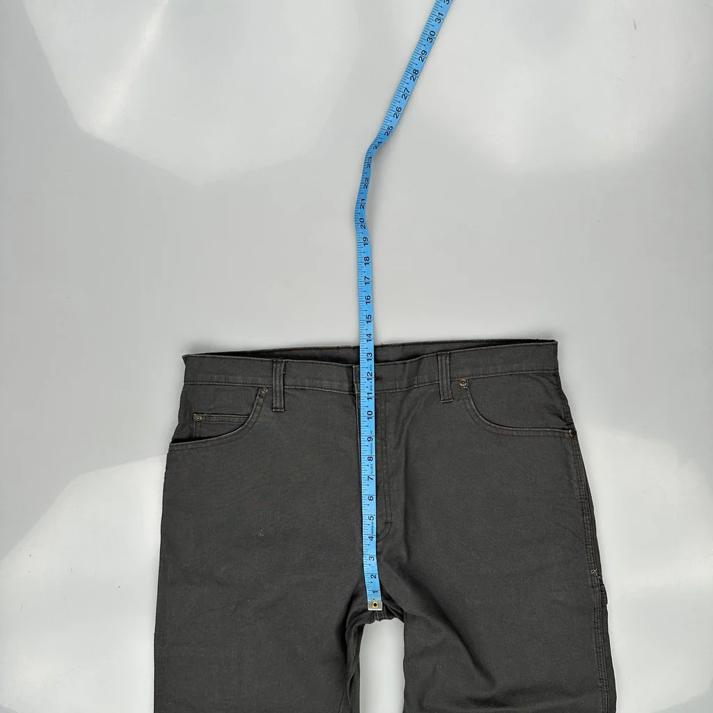 Dickies Carpenter Trousers - 38W 26L Grey Cotton - Image 4