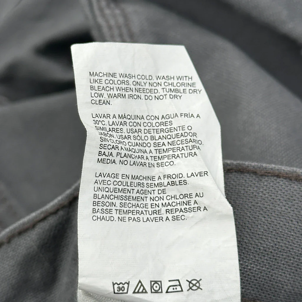 Dickies Carpenter Trousers - 38W 26L Grey Cotton - Image 7