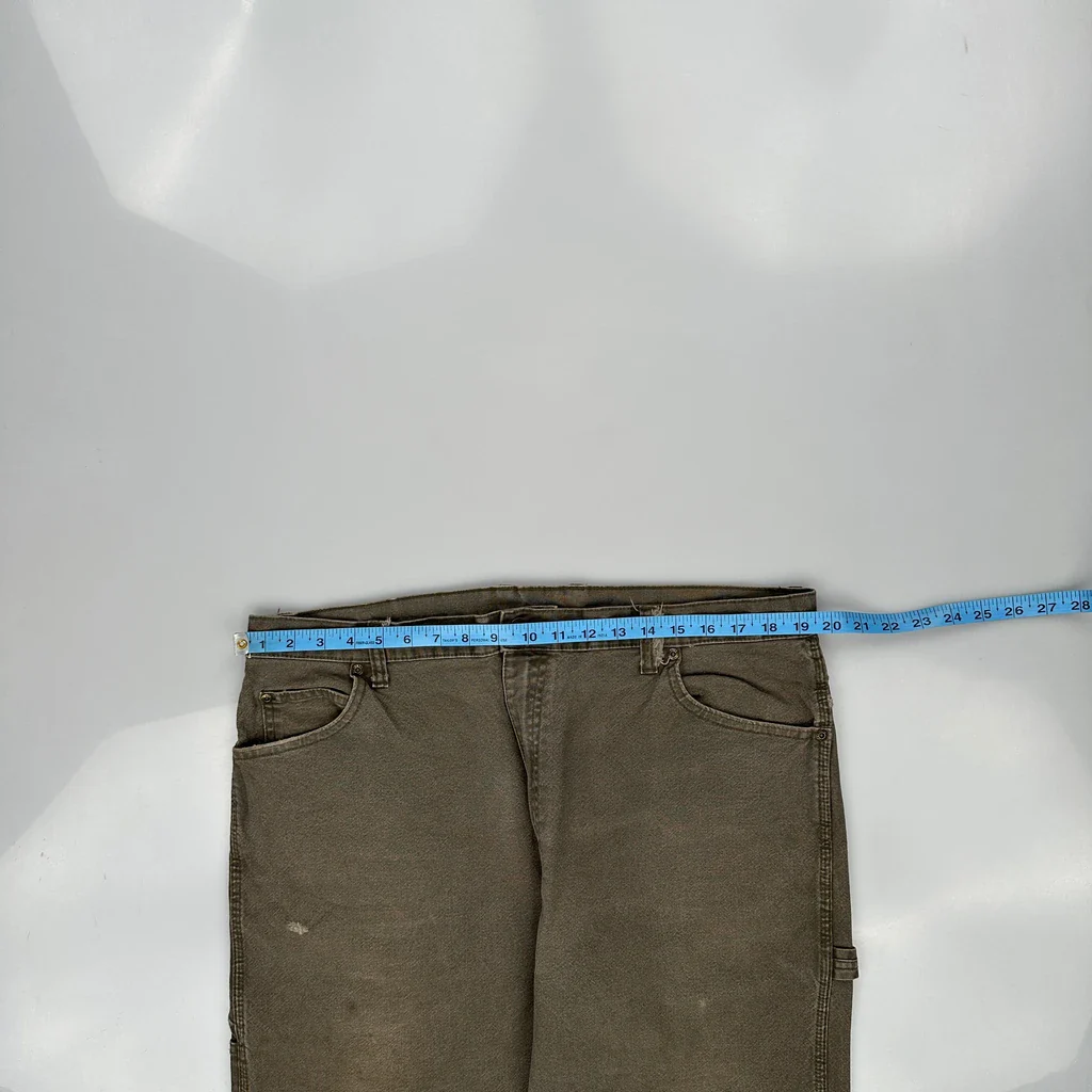 Dickies Carpenter Trousers - 38W 29L Grey Cotton - Image 3
