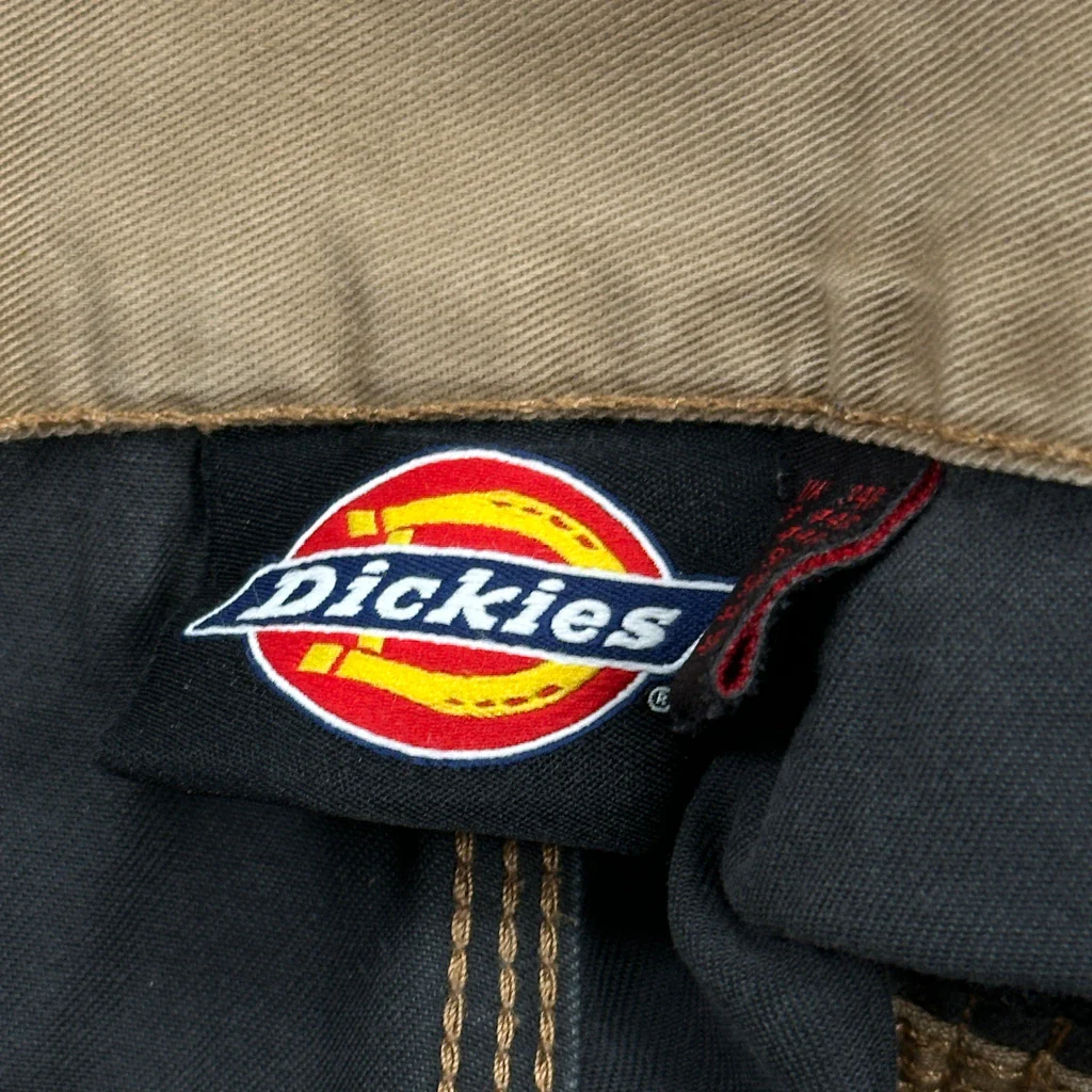 Dickies Carpenter Trousers - 32W 30L Khaki Cotton - Image 6
