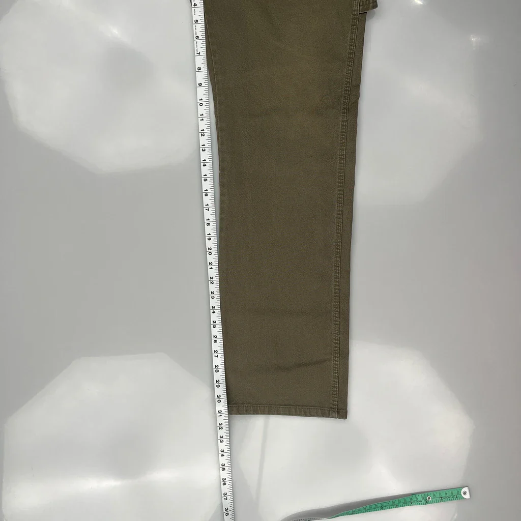 Dickies Carpenter Trousers - 33W 31L Khaki Cotton - Image 5