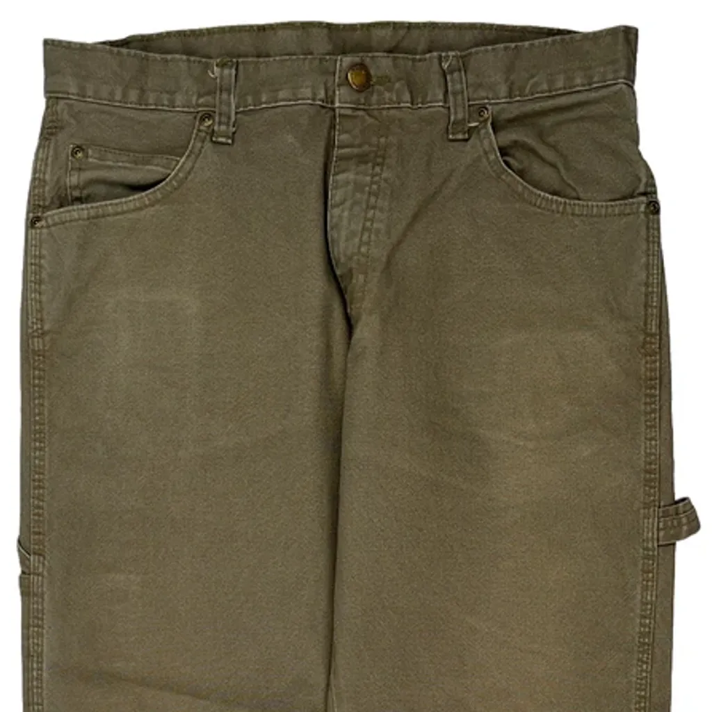 Dickies Carpenter Trousers - 33W 31L Khaki Cotton - Image 8