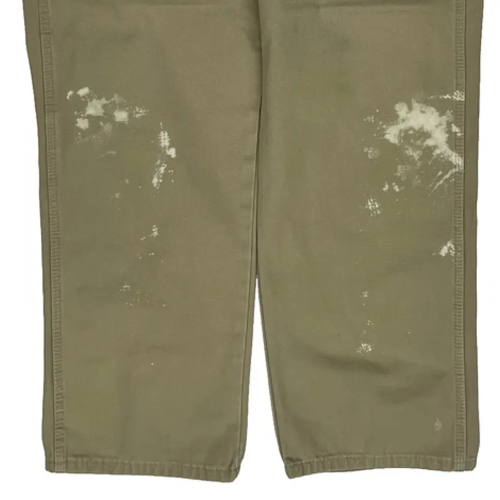 Dickies Carpenter Trousers - 34W 31L Khaki Cotton - Image 8