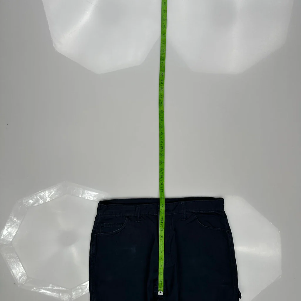 Dickies Carpenter Trousers - 34W 30L Navy Cotton - Image 4