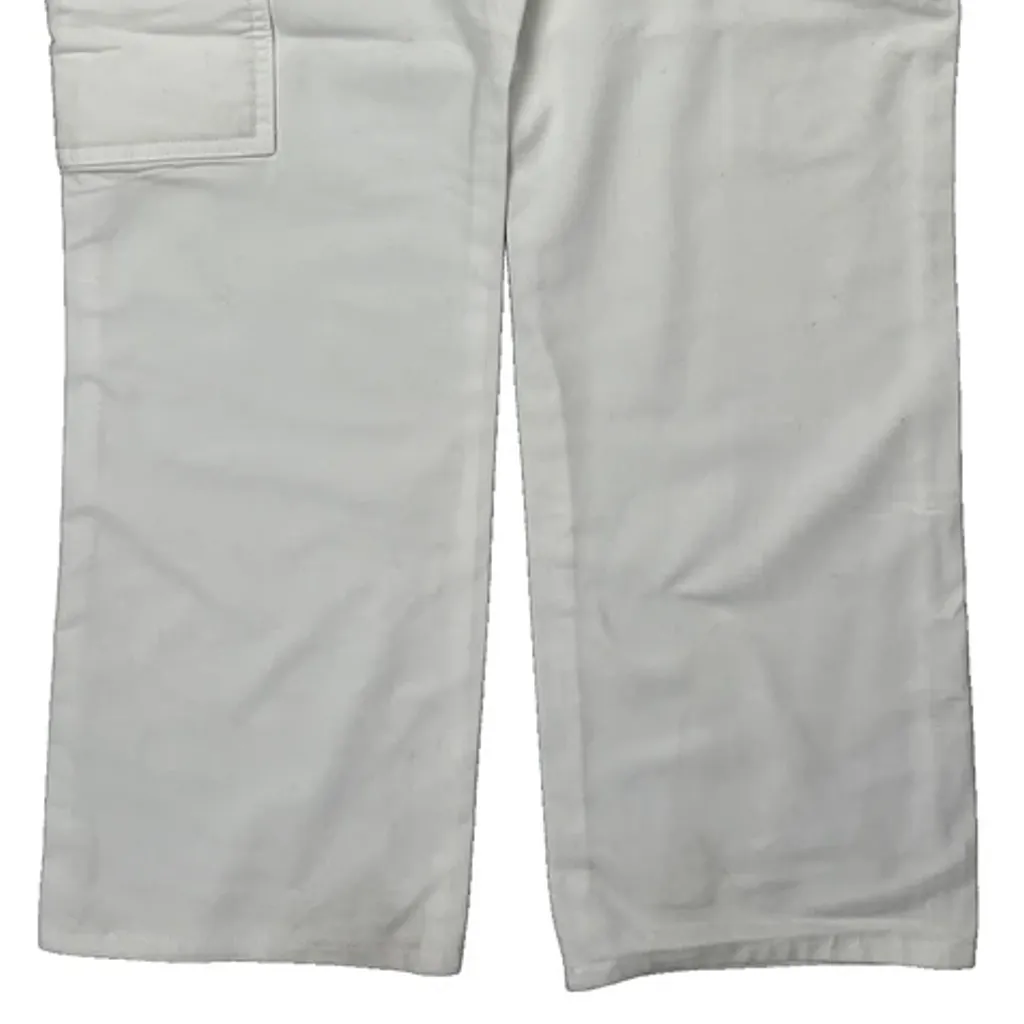 Dickies Carpenter Trousers - 34W 32L White Polyester Blend - Image 8