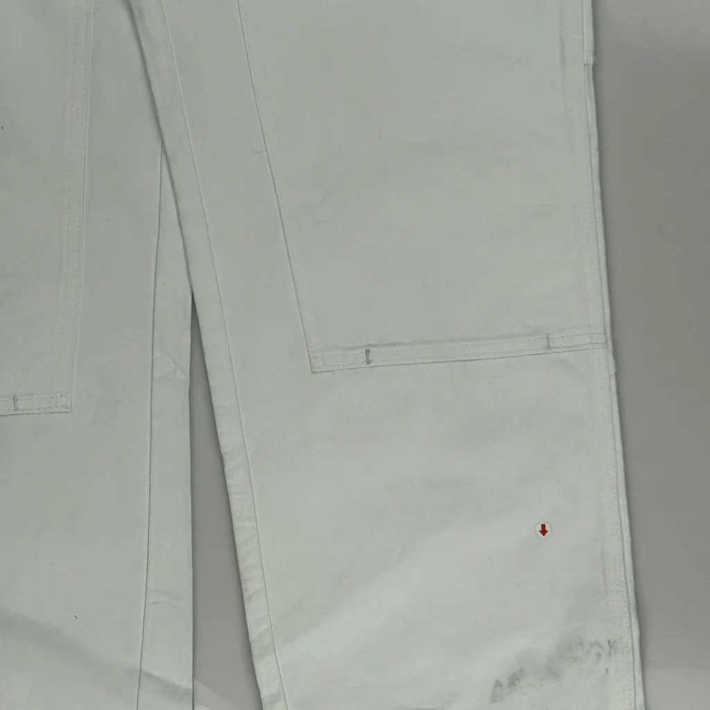 Dickies Carpenter Trousers - 36W 30L White Cotton - Image 3