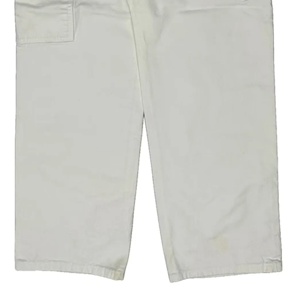 Dickies Carpenter Trousers - 36W 31L White Cotton - Image 6