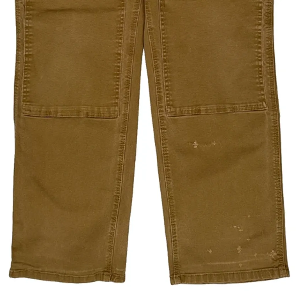 Dickies Double Knee Carpenter Trousers - 34W UK 14 Brown Cotton - Image 10