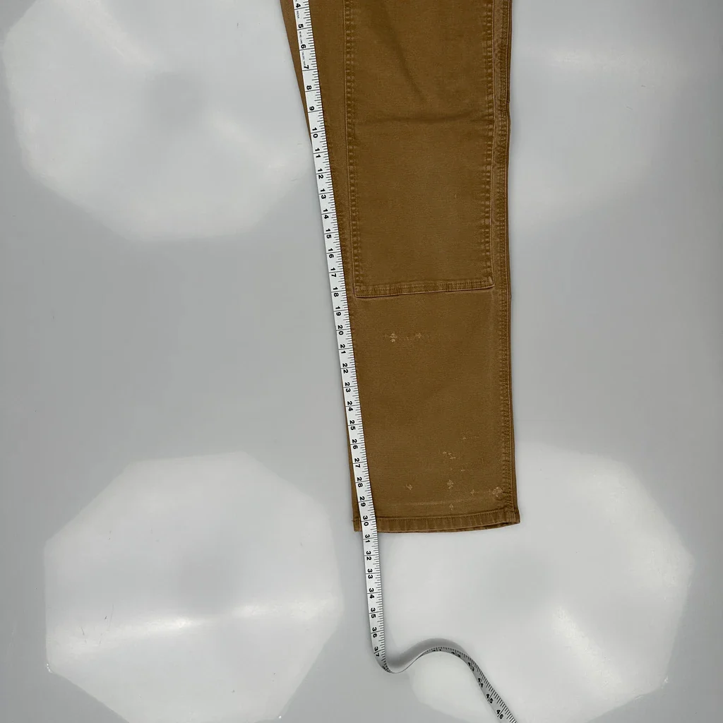 Dickies Double Knee Carpenter Trousers - 34W UK 14 Brown Cotton - Image 5