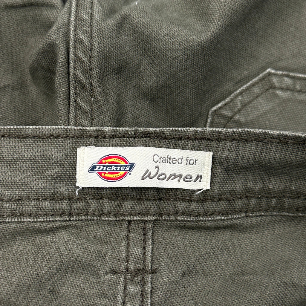 Dickies Double Knee Carpenter Trousers - 32W UK 12 Green Cotton - Image 6