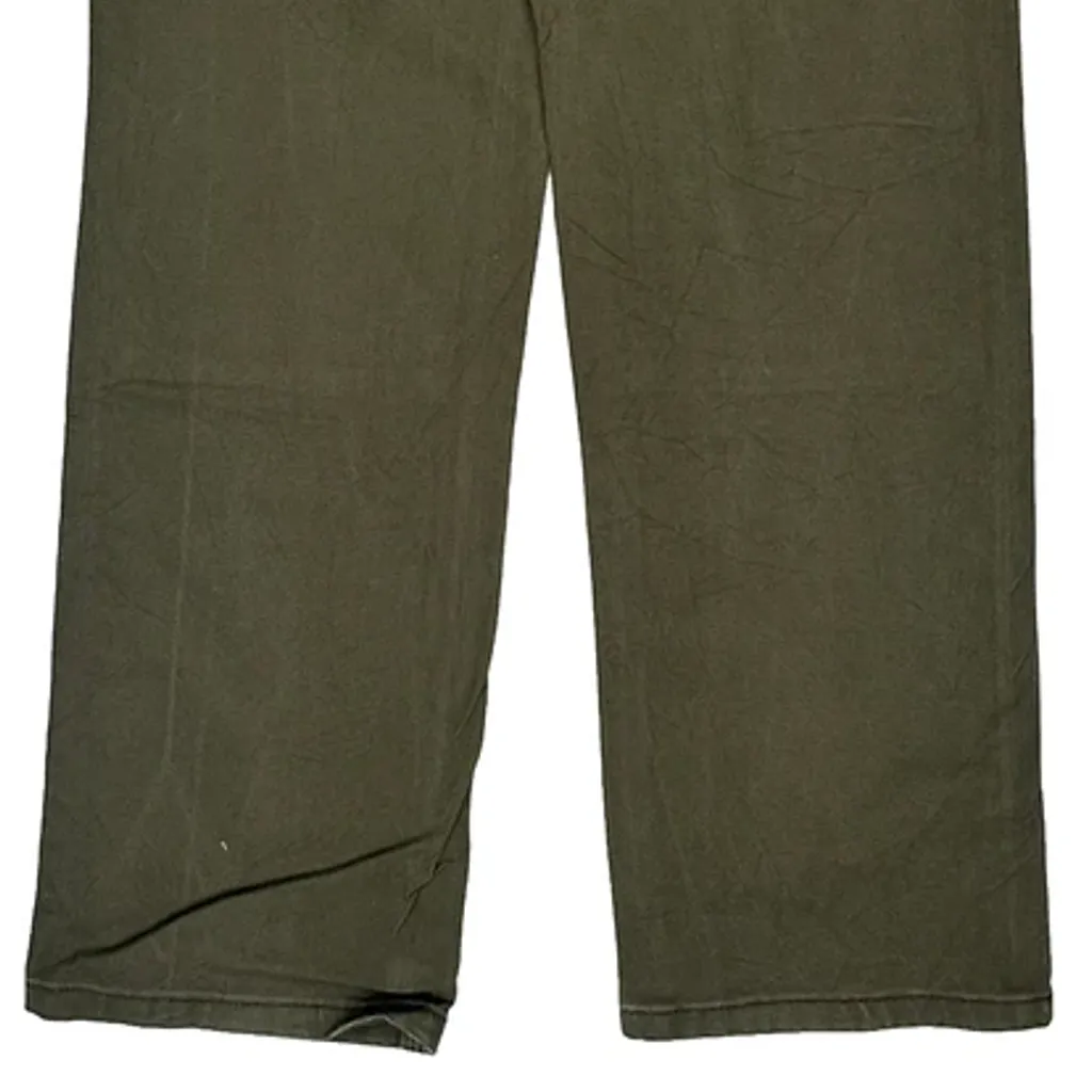 Dickies Double Knee Carpenter Trousers - 32W UK 12 Green Cotton - Image 9