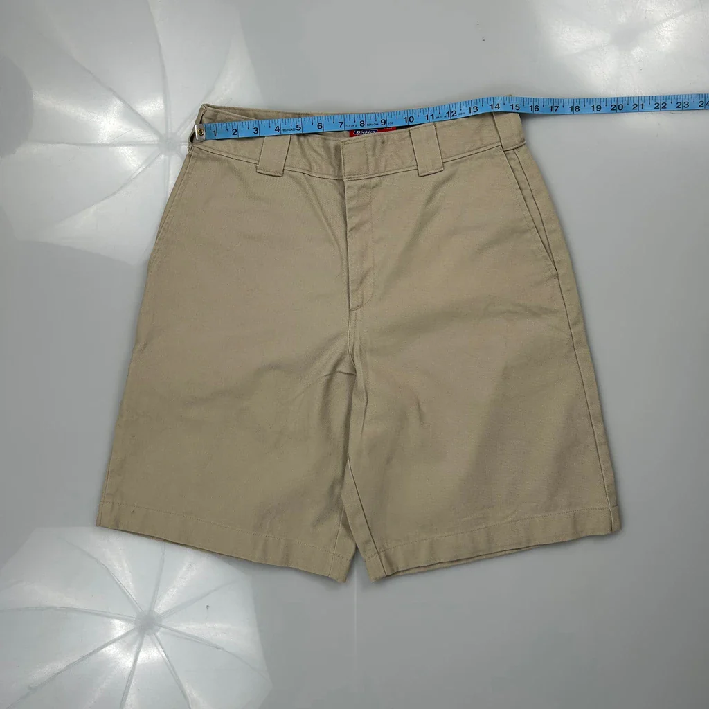 Dickies Baggy Chino Shorts - 30W 9L Beige Cotton - Image 3