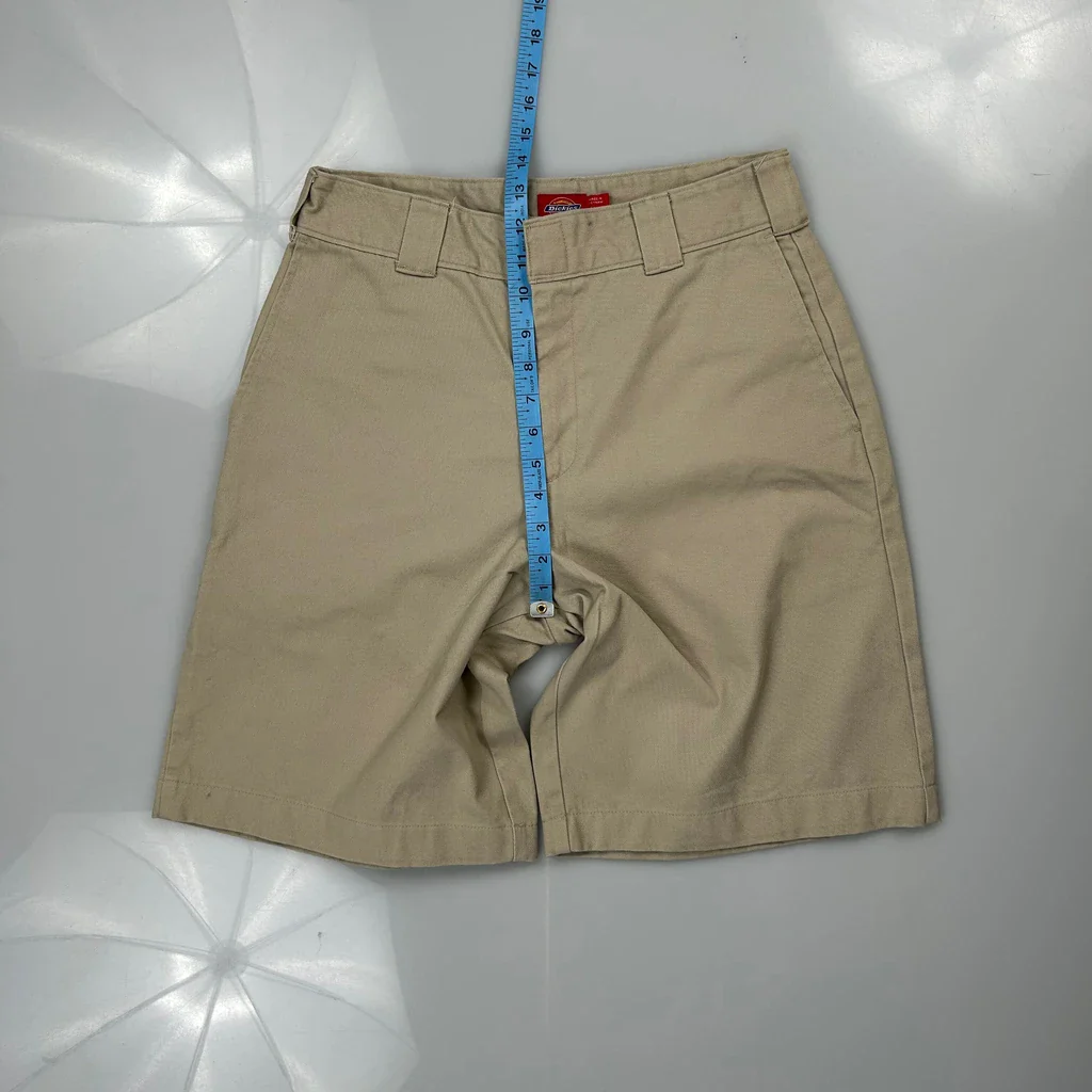 Dickies Baggy Chino Shorts - 30W 9L Beige Cotton - Image 4