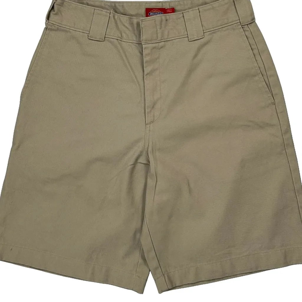 Dickies Baggy Chino Shorts - 30W 9L Beige Cotton - Image 9