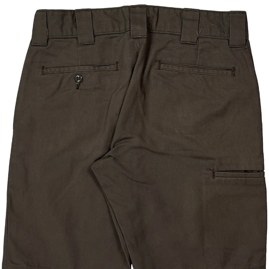 Dickies Slim Fit Chino Shorts - 32W 11L Brown Cotton - Image 8