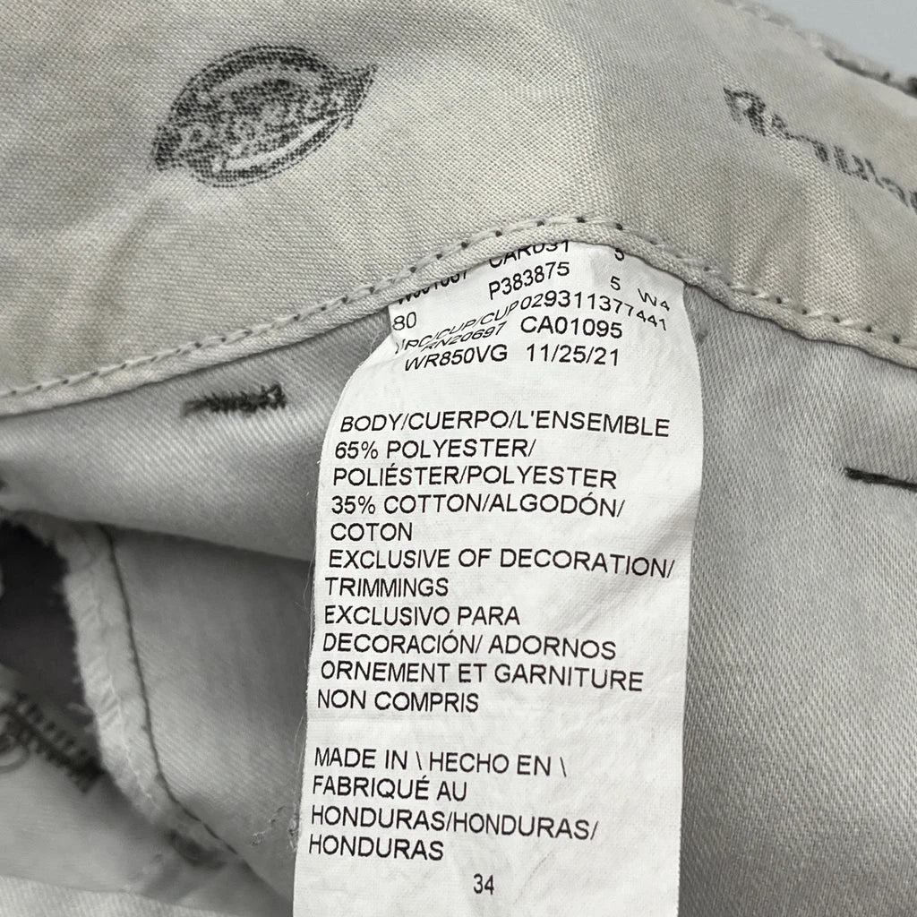 Dickies Chino Shorts - 34W 11L Brown Cotton - Image 6