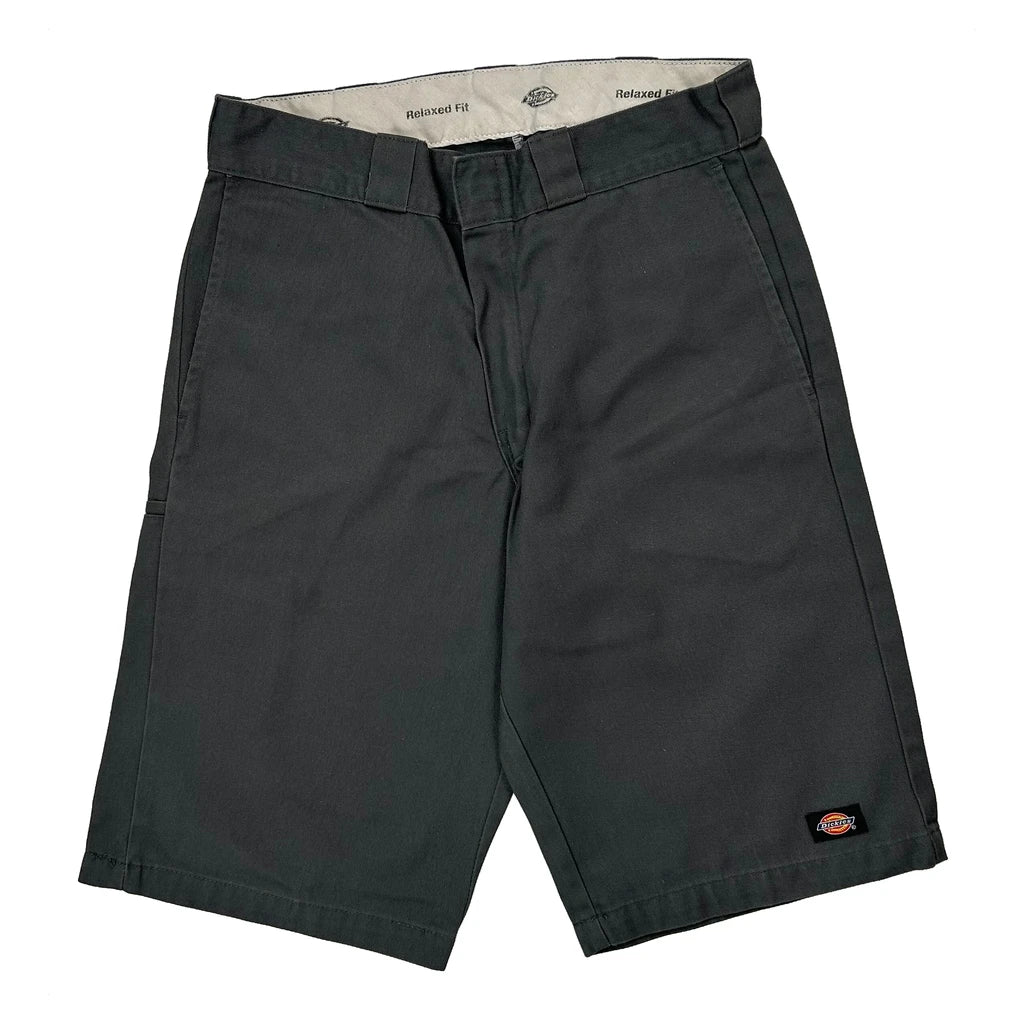 Dickies Baggy Chino Shorts - 30W 12L Grey Polyester Blend - Image 2