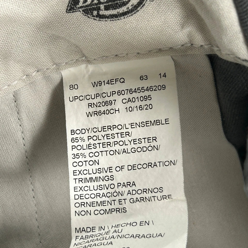 Dickies Baggy Chino Shorts - 30W 12L Grey Polyester Blend - Image 6