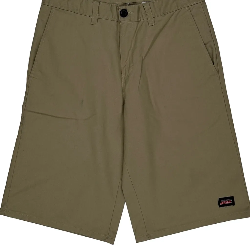 Dickies Baggy Chino Shorts - 29W 11L Khaki Polyester Blend - Image 10
