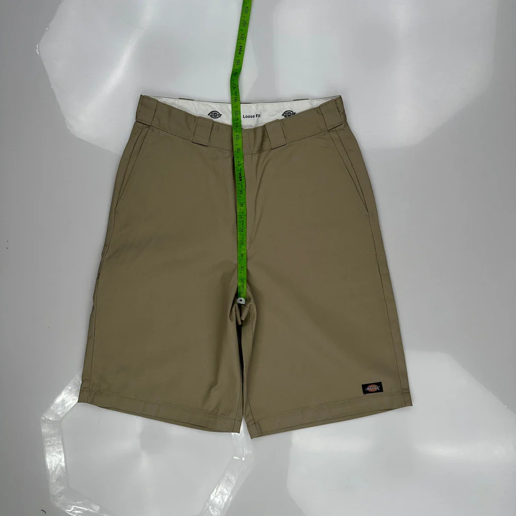 Dickies Baggy Chino Shorts - 31W 10L Khaki Cotton - Image 4