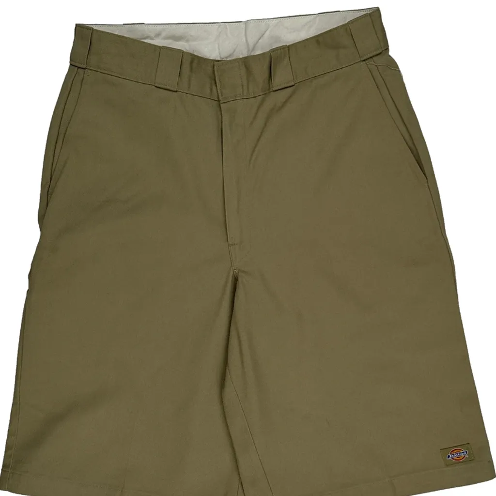 Dickies Baggy Chino Shorts - 32W 11L Khaki Cotton - Image 8