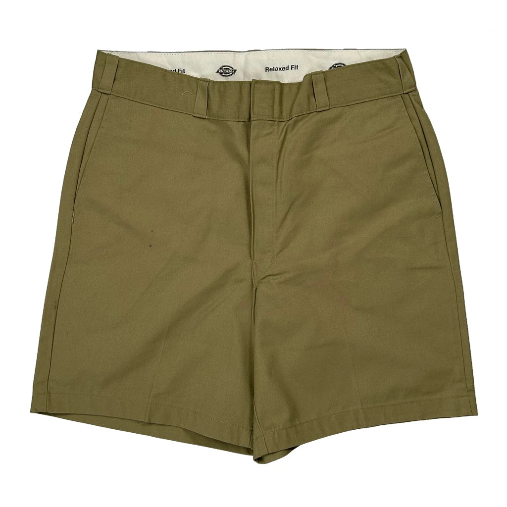Dickies Chino Shorts - 32W 7L Khaki Polyester Blend - Image 2