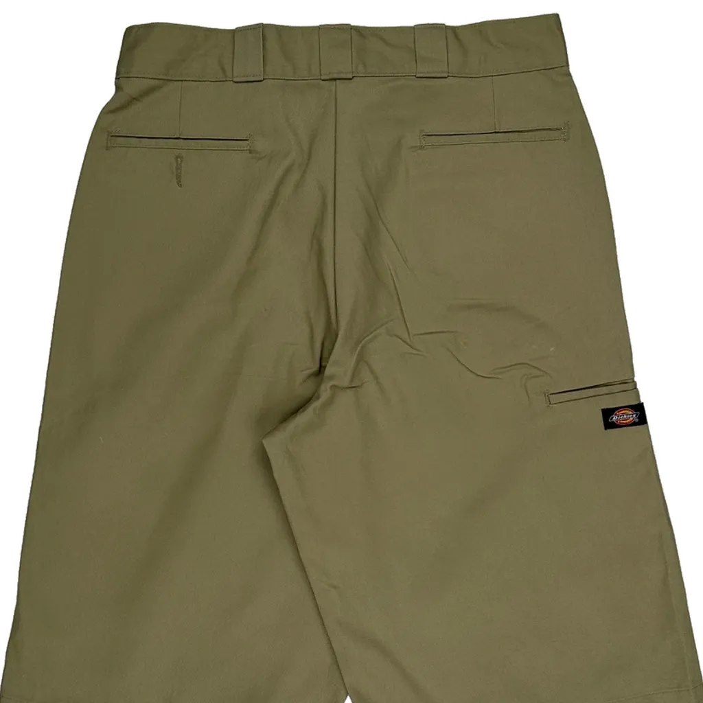 Dickies Baggy Chino Shorts - 33W 11L Khaki Polyester Blend - Image 8