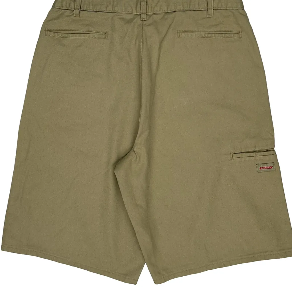 Dickies Baggy Chino Shorts - 34W 11L Khaki Cotton - Image 6
