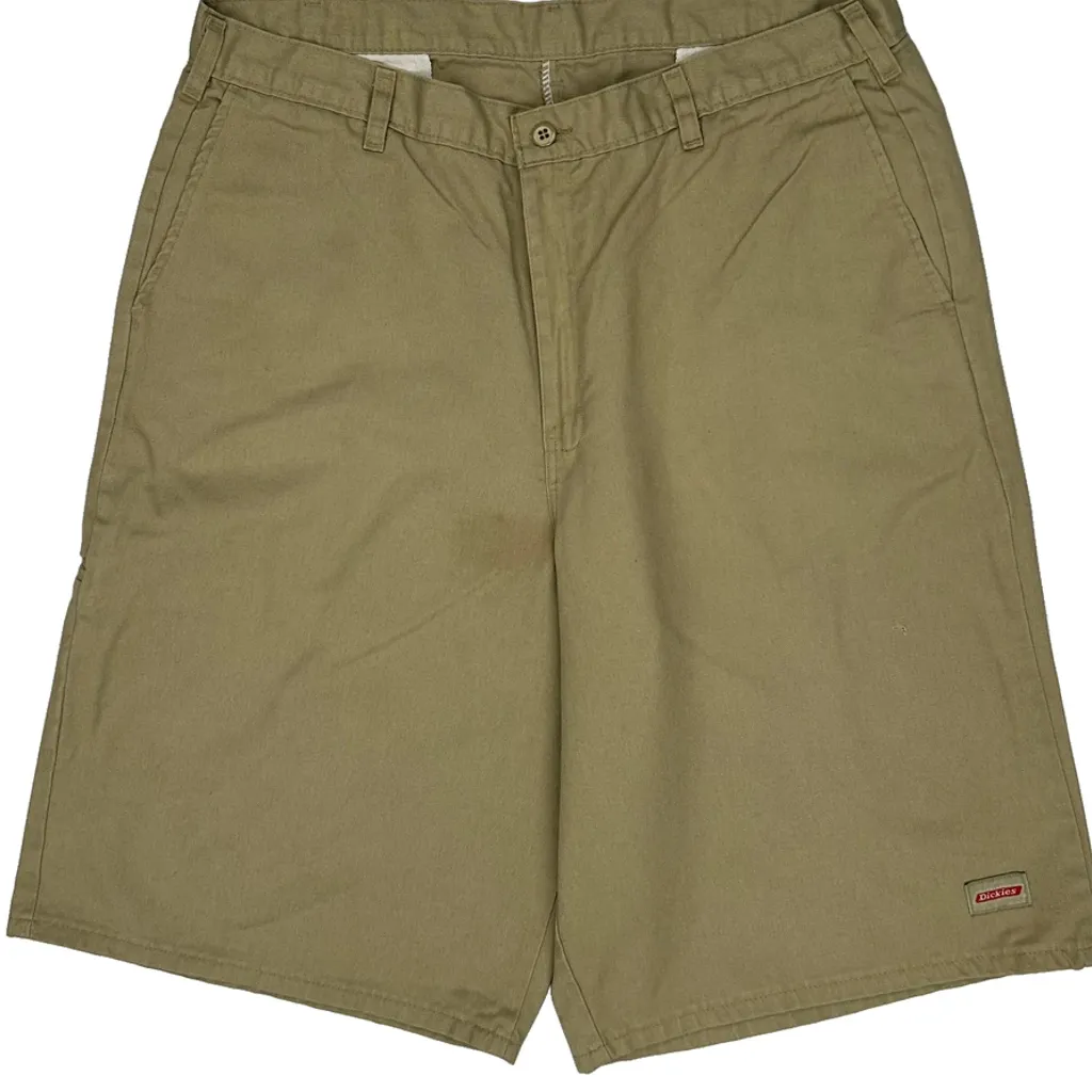 Dickies Baggy Chino Shorts - 34W 11L Khaki Cotton - Image 8