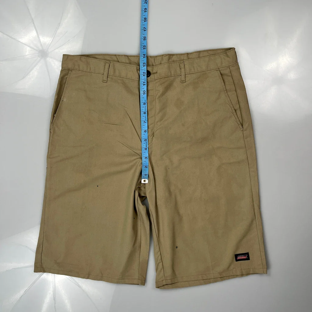 Dickies Chino Shorts - 36W 13L Khaki Cotton - Image 4