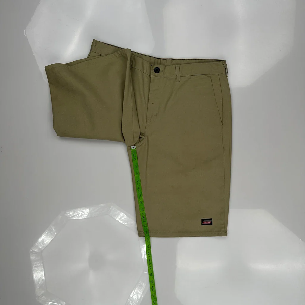 Dickies Baggy Chino Shorts - 36W 10L Khaki Cotton - Image 5