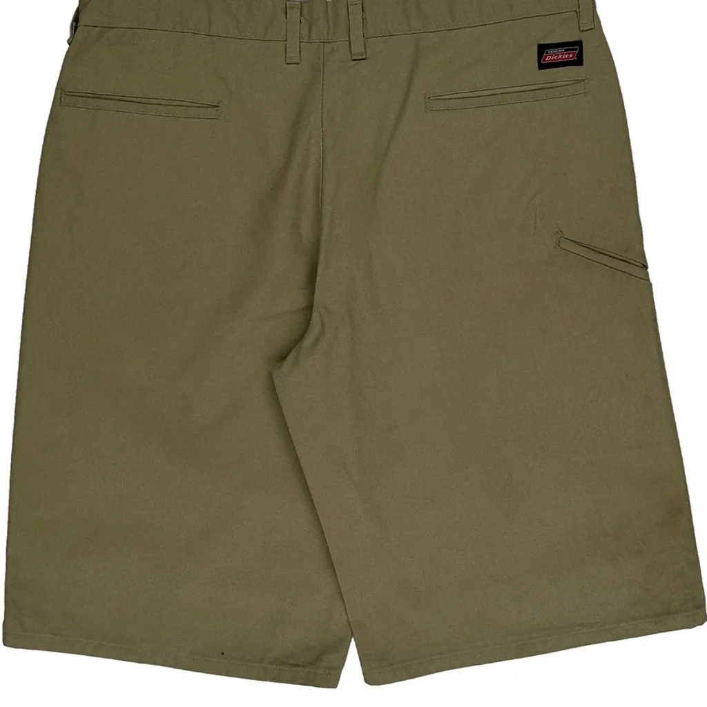 Dickies Baggy Chino Shorts - 36W 10L Khaki Cotton - Image 6