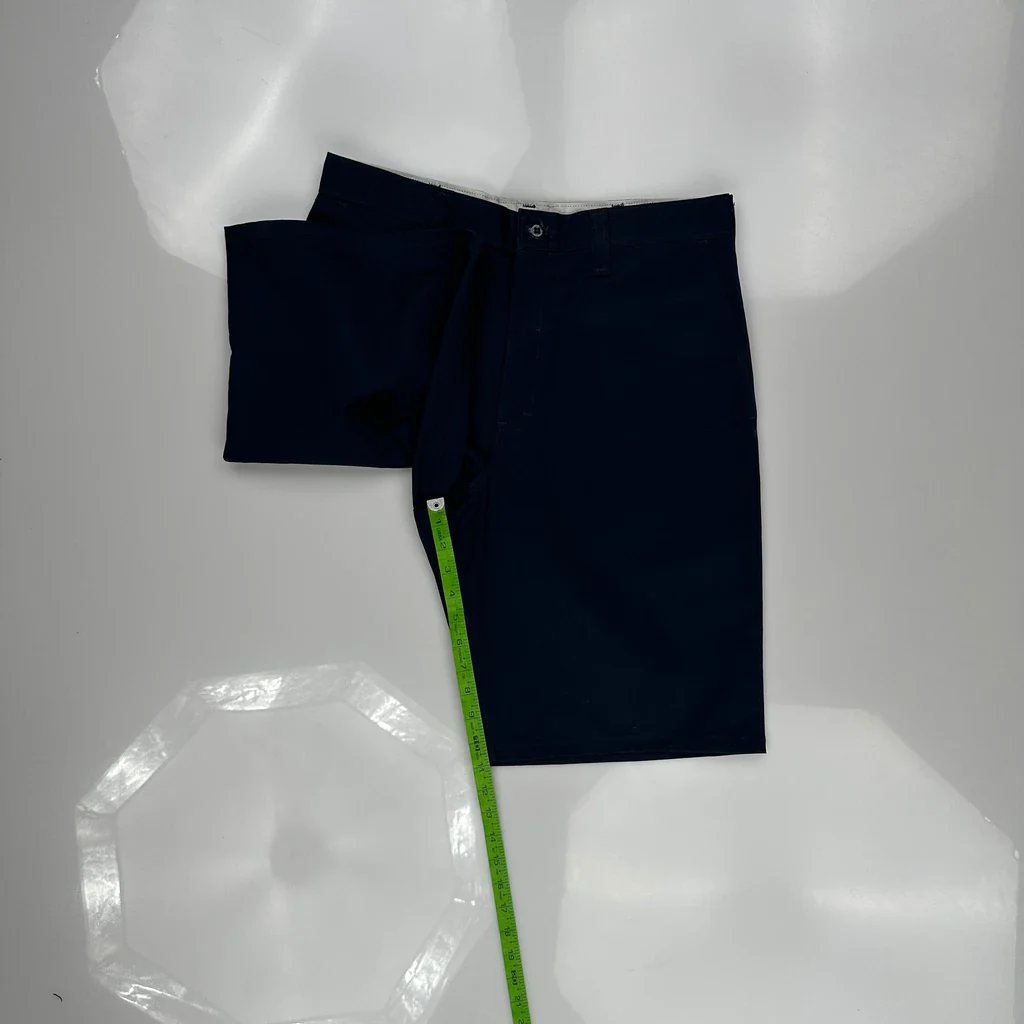 Dickies Chino Shorts - 32W 10L Navy Cotton - Image 5